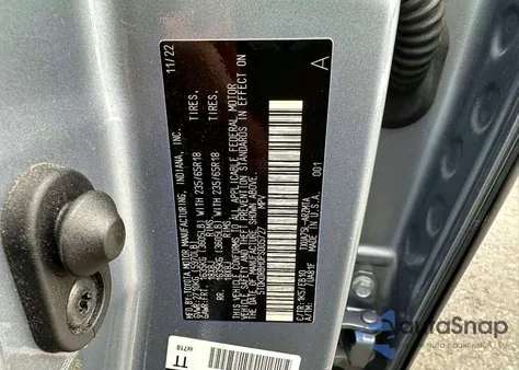 2023 Toyota Highlander L z USA, uszkodzony, nr VIN 5TDKDRBH0PS005727